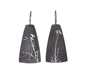 Etched earrings // 033