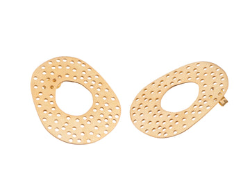 Perforated donut studs // 870