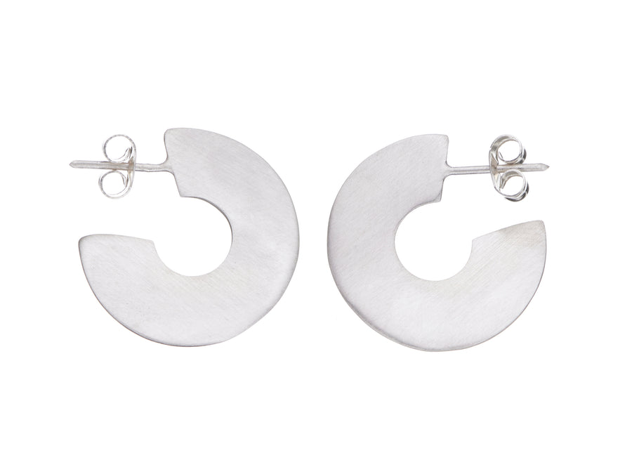 Wave hoop earrings // 883S