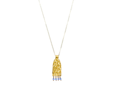 Textured Temple necklace // 1124