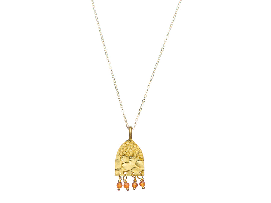 Textured Temple necklace // 1129