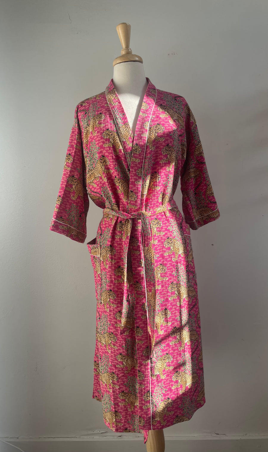 Cotton Waffle Bath Robes (One Size)