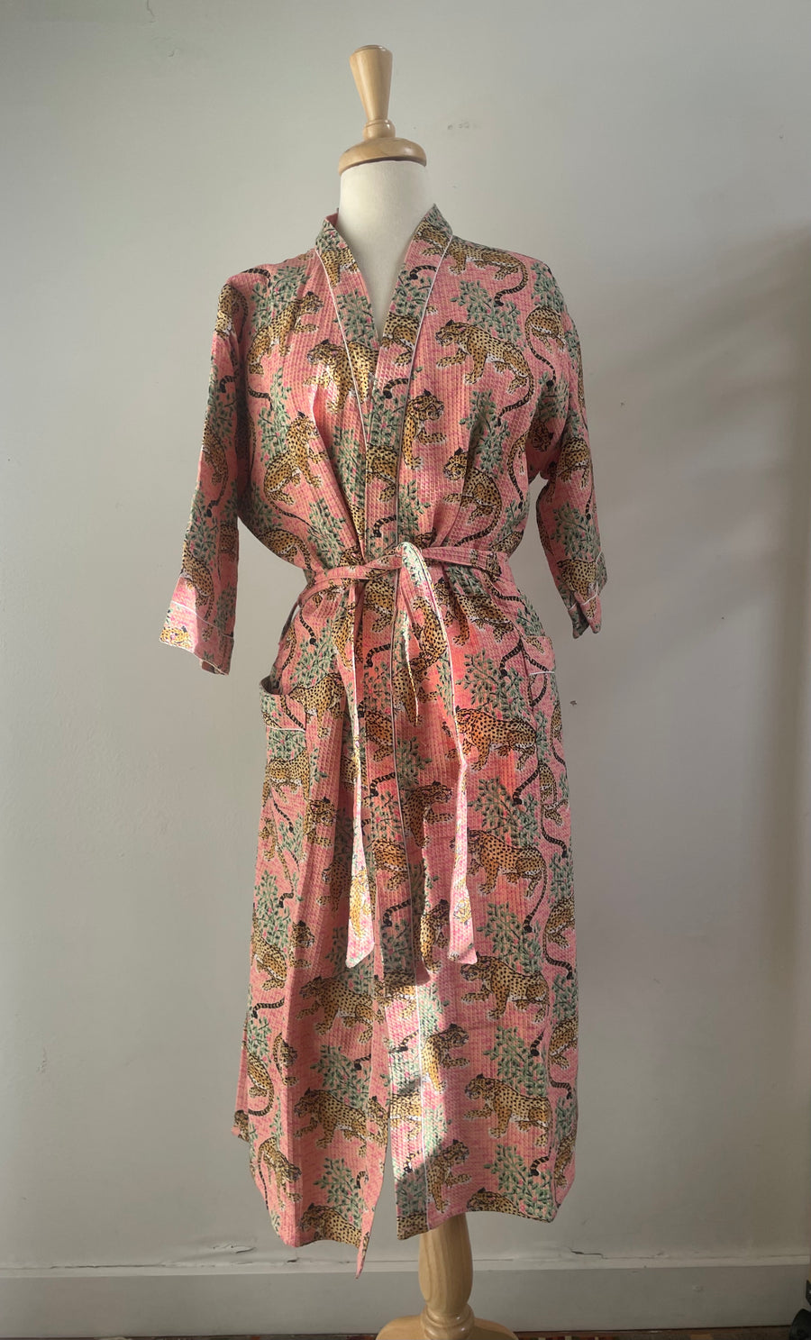 Cotton Waffle Bath Robes (One Size)