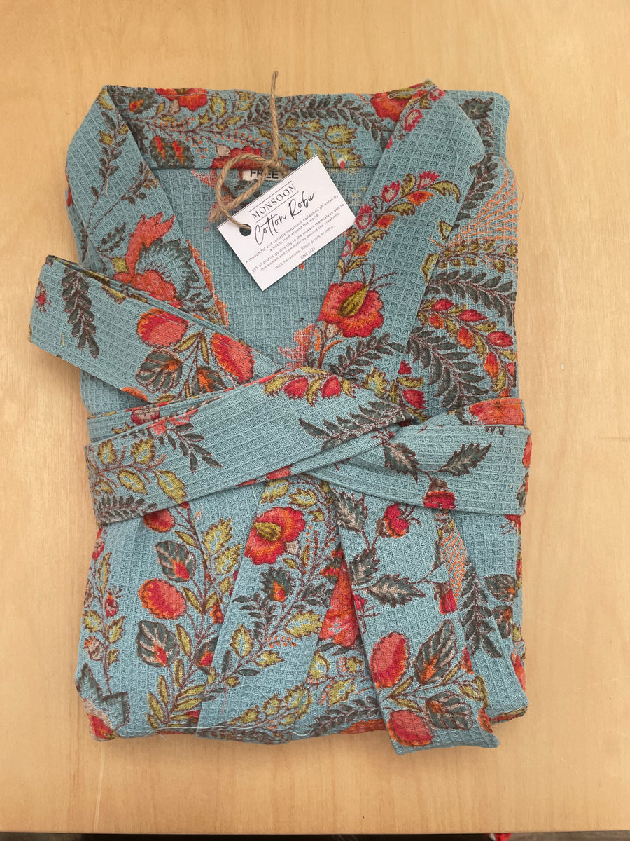 Cotton Waffle Bath Robes (One Size)