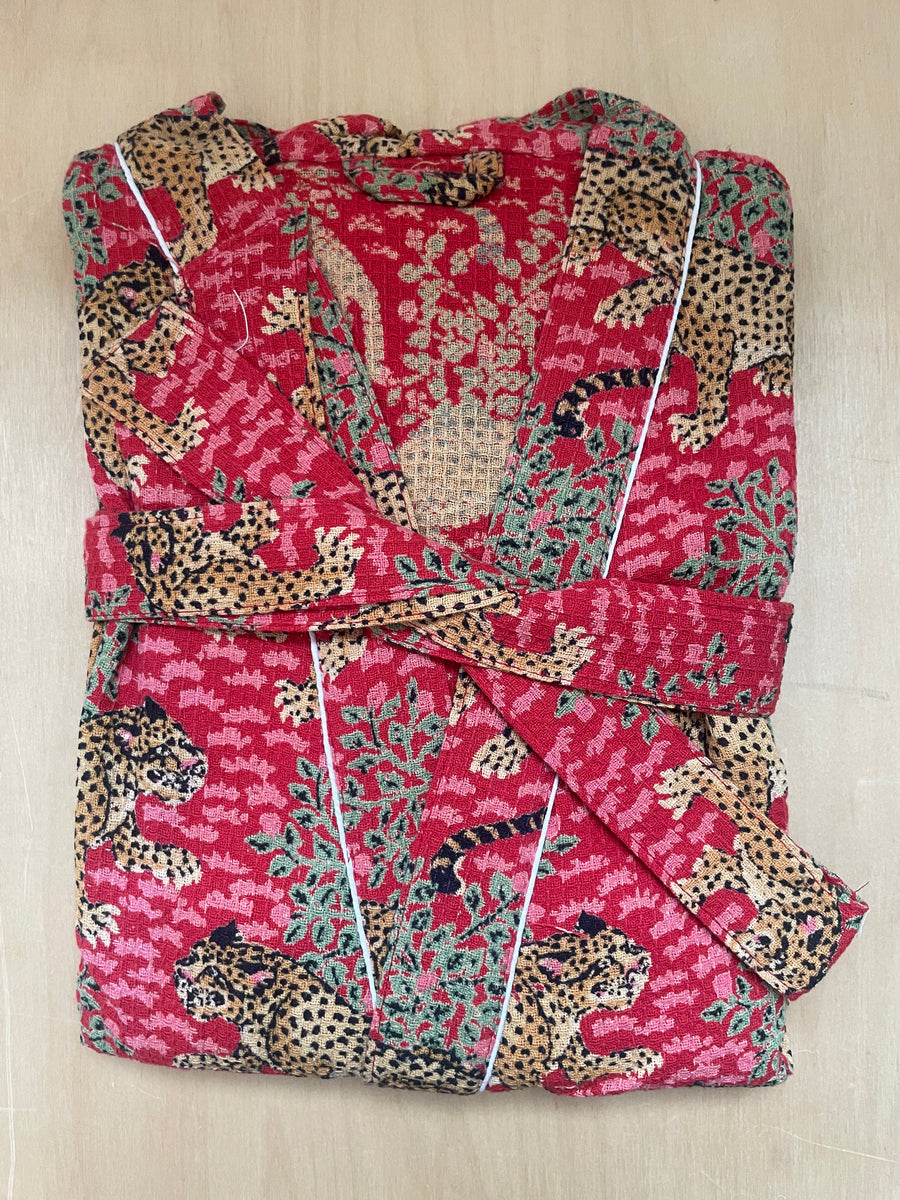 Cotton Waffle Bath Robes (One Size)