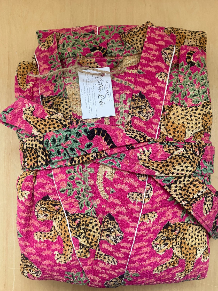 Cotton Waffle Bath Robes (One Size)