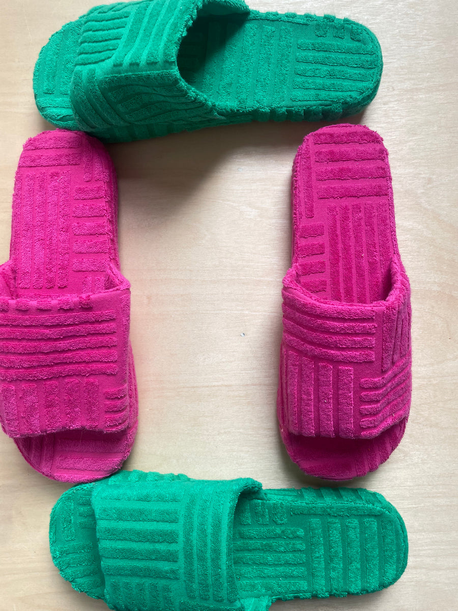 Toweling Slides