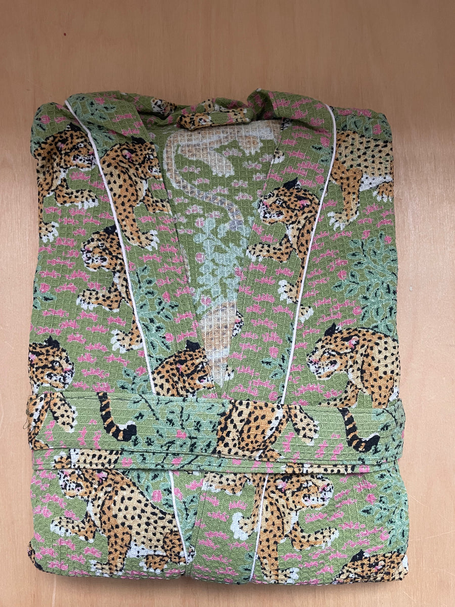 Cotton Waffle Bath Robes (One Size)