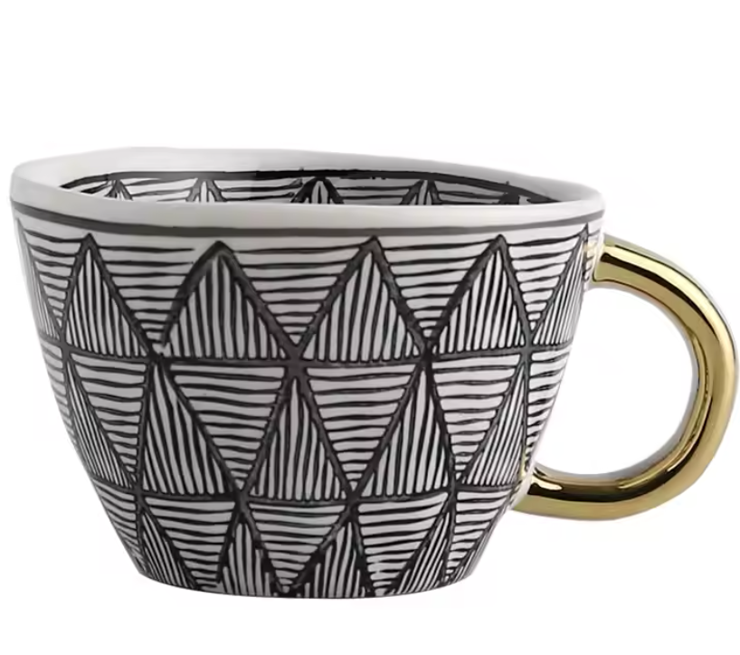 Gold Handle Mugs