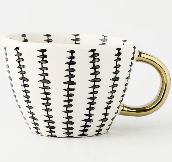 Gold Handle Mugs