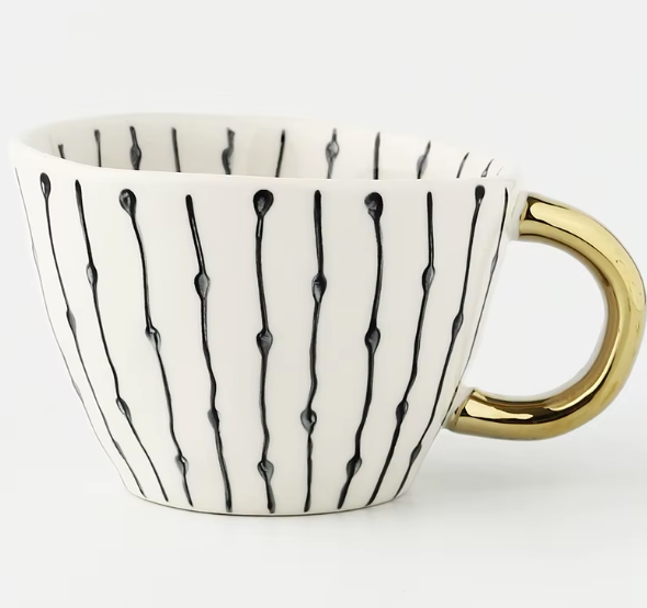 Gold Handle Mugs