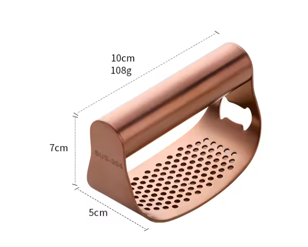 Brass Garlic Crusher