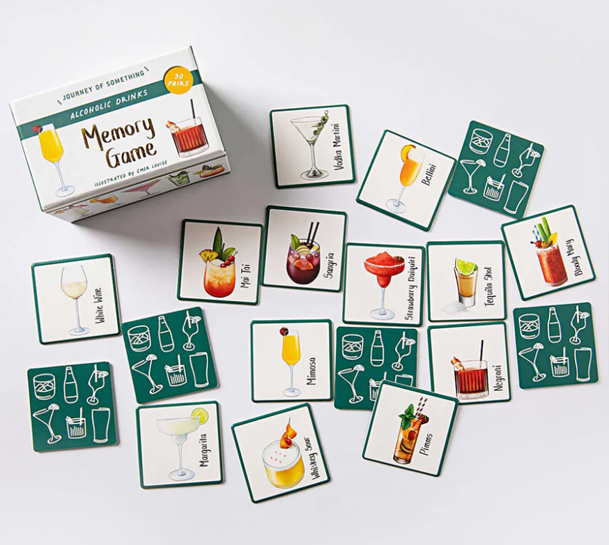 Alcoholic Drinks Memory Cards
