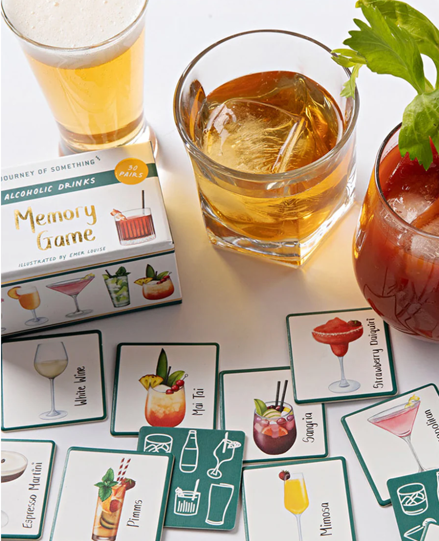 Alcoholic Drinks Memory Cards