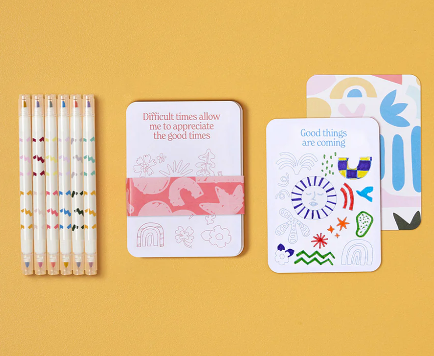 Colour Your Own Affirmation Cards