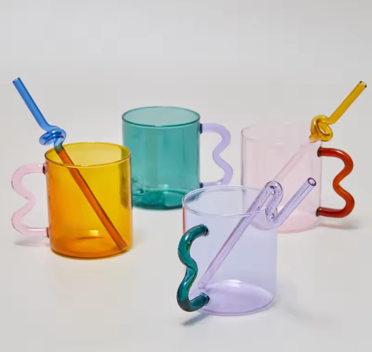 Glass Wave Mug