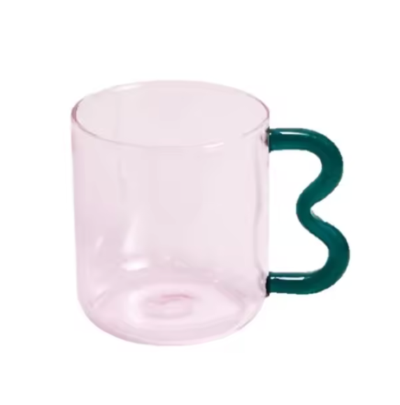 Glass Wave Mug