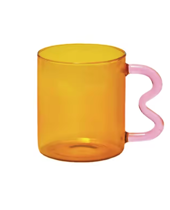 Glass Wave Mug