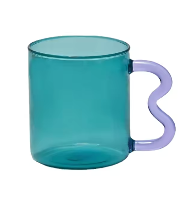 Glass Wave Mug