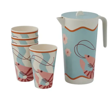 5 Piece Lobster Jug & cups