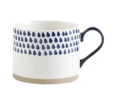 Blue Painted mugs