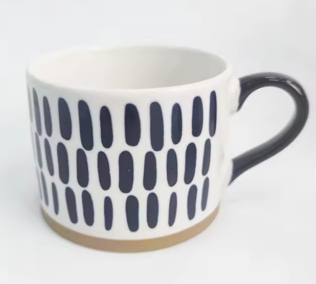Blue Painted mugs