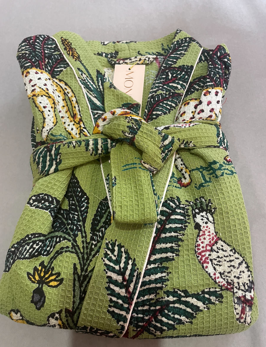 Cotton Waffle Bath Robes (One Size)