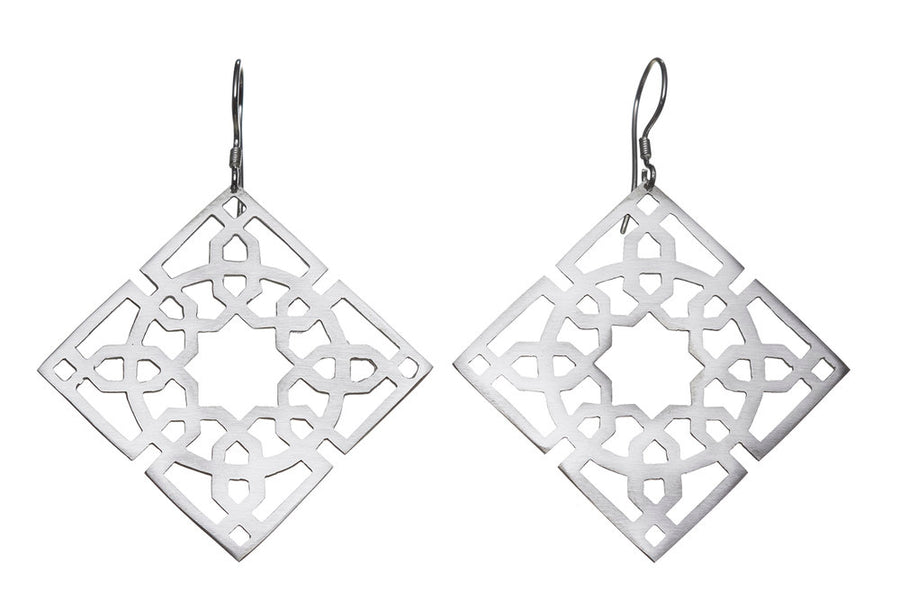 Moroccan tile earrings // 045