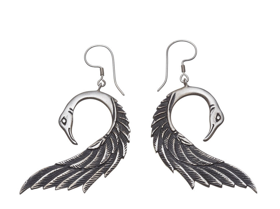Swan earrings // 109
