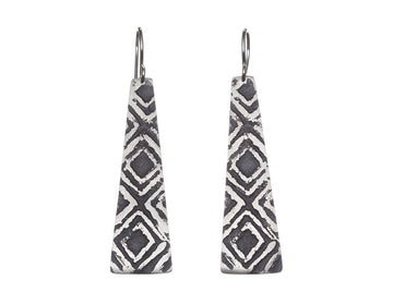 Etched earrings // 086