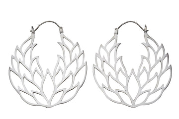 Lotus flower earrings // 132
