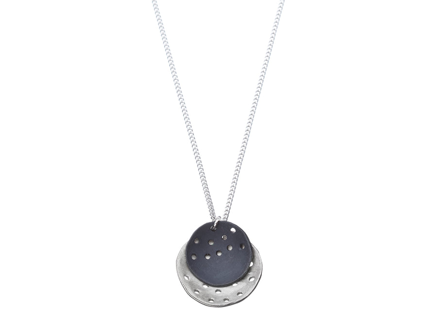 Organic disc necklace // 177
