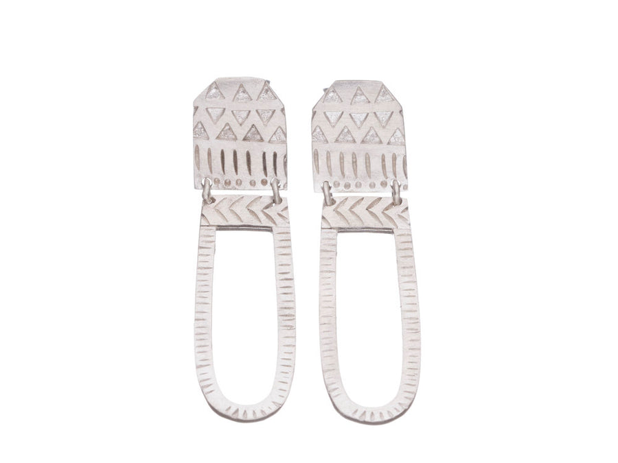 Aztec swing Earrings // 626