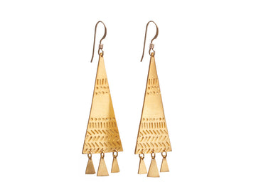 Aztec pattern inspired earrings // 319
