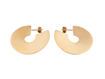 Wave hoop earrings // 884S