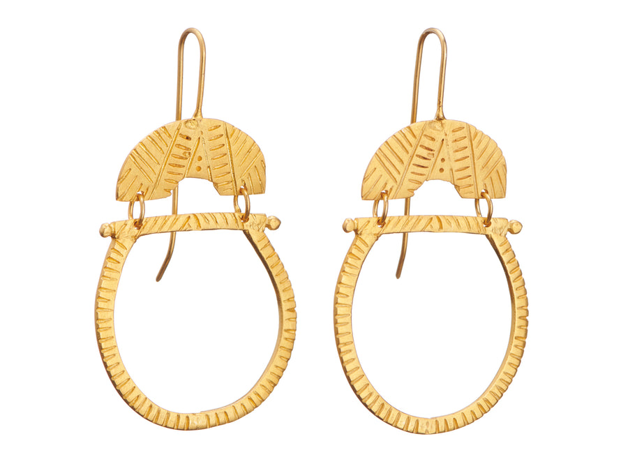 Tribal Inspired Swing Earrings // 732