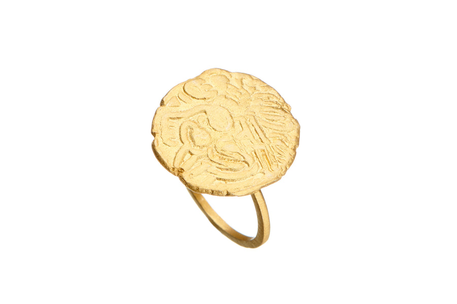 Pharaohs Coin ring // 1040